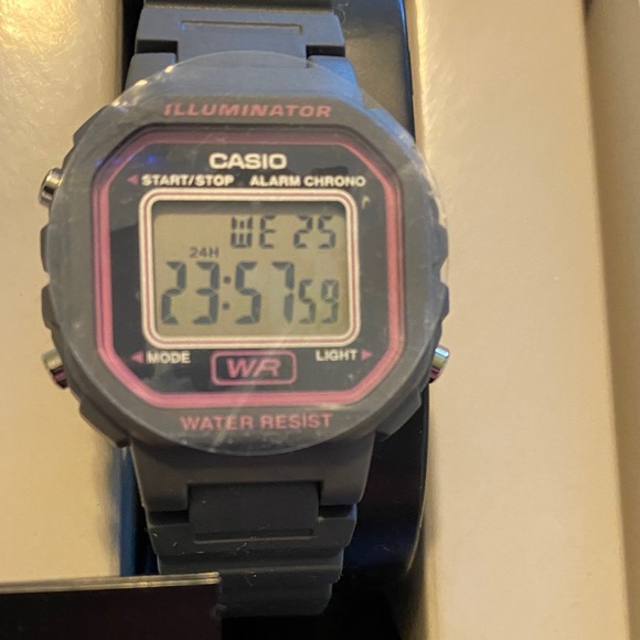 Casio Black and Silver Digital Watch - Picture 2 of 3
